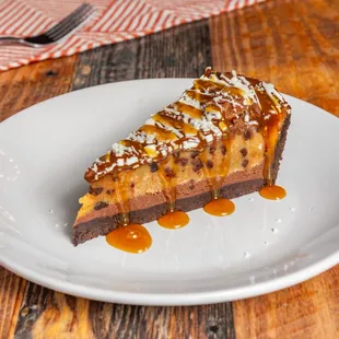 a slice of cheesecake