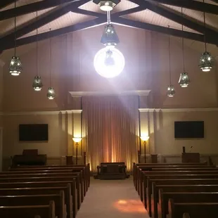 Our beautiful newly renovated Chapel