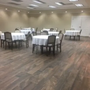 Our new catering room