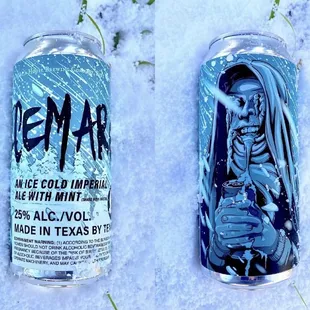 My wson wanted this Icemare Beer - It's 25% ABV and $25 per can. They only made 250 cans.