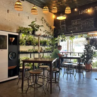 Inside of the coffee shop