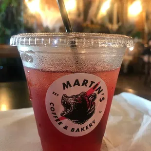 delicious blackberry hibiscus cold tea