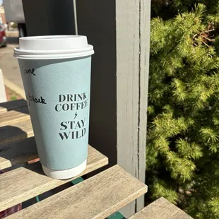 Ruby black tea, with honey and whole milk.