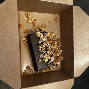 Chocolate hazelnut torte (allergens: dairy and nuts)