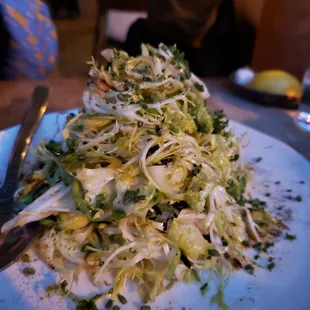 Charred Brussel Sprout Salad