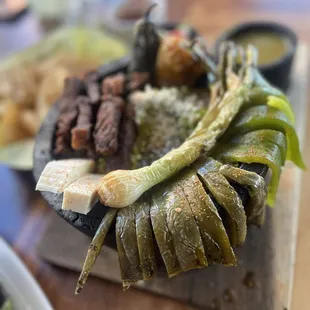 Chicharron In guacamole, delicious!