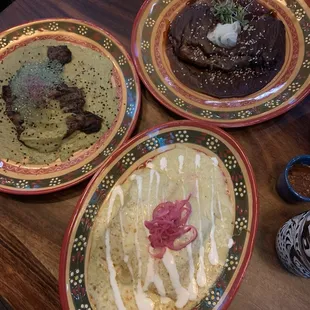 The enchiladas were good , the meat was tough, we were expecting tender.