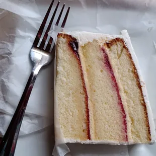 Strawberry champagne cake.