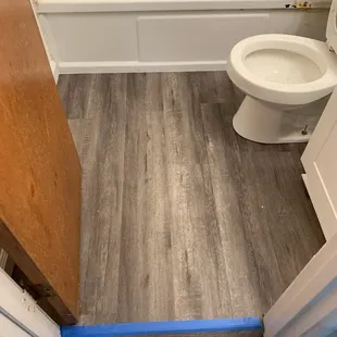 Luxury vinyl planks