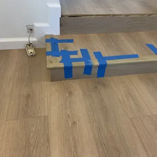 Luxury vinyl planks