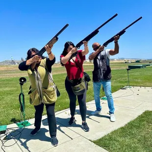 Shooting with the family
