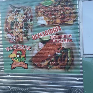 the side of a food truck
