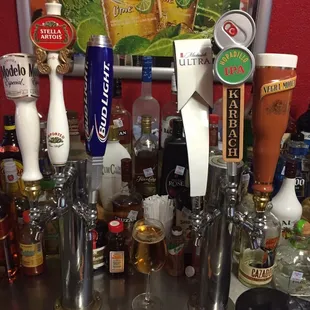 We have 17 draft beers to choose and we getting more soon this are some of the ones yall can choose from