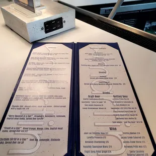Drink menu as of June 2024. Range from $8 to $17.