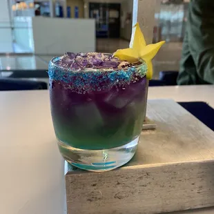 Northern Lights! Kiwi star fruit margarita