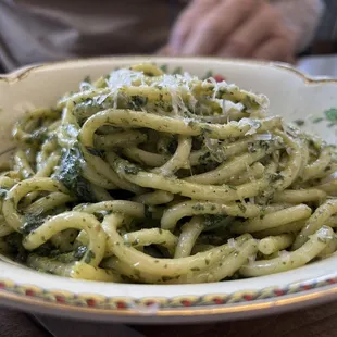 Bucatelli nettle pesto.