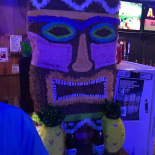 a pinata shaped like a tiki