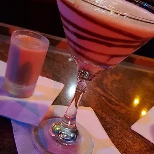 Ultimate Chocolate Martini and Thin Mint Shooter