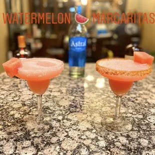 Made with fresh Watermelon juice, Triple sec, and lime juice