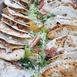 Tray Passed Appetizer- Mini Chicken Quesadillas