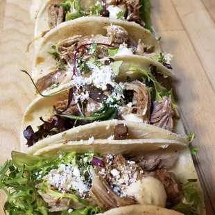 Tray Passed Appetizer- Duck Carnitas Taco