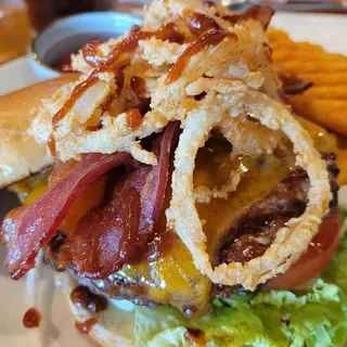 1/2 lb. BBQ All-American Cheeseburger