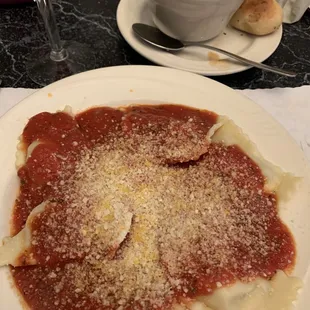 Mezaluna ravioli