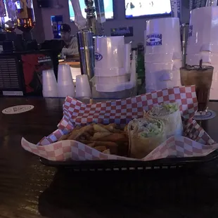 Jack Daniels And Vegetable Wrap