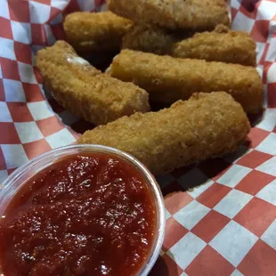 Mozzarella Sticks with Marinara