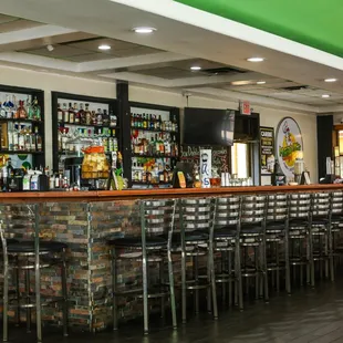 Full bar Available, happy hours, and tapas available.