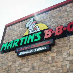 the front of the restaurant