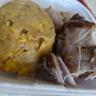 Mofongo with Roast Pork
