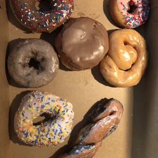 Selection of some donuts.