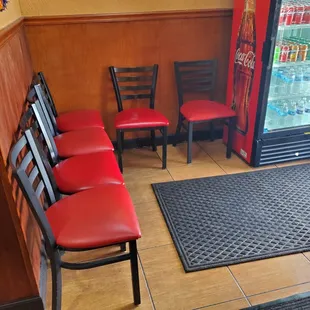 Interior, no tables, take out only