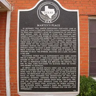 Martin&apos;s historical marker