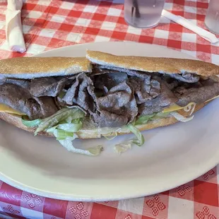 Cheesesteak hoagie