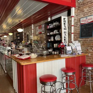 Giant interior with wall to wall treats chocolates pies ice cream and more!