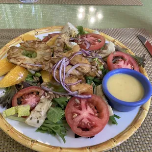 Sunshine salad. Beautiful and delicious.