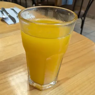 Fresh squeezed orange juice small