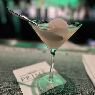 Italian lemon ice martini