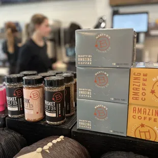 Coffee pods for Keurig and spices and rubs