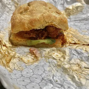 Breakfast Hot Chicken Sandwich