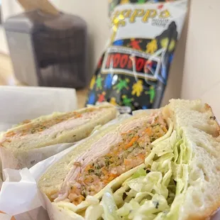 The Gigi with choice of chips