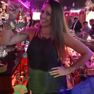 Sammy, always ready with a smile.