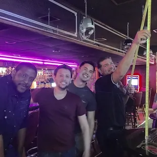 A record height for the Giant Jenga.  Sadly, Jenga didn't make the picture.