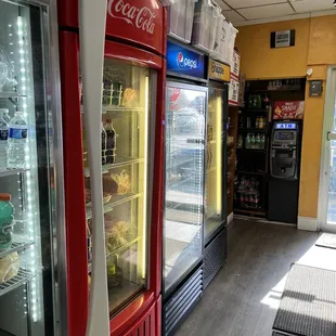 Drinks, chips and atm