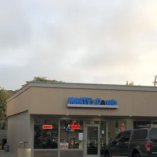 outside