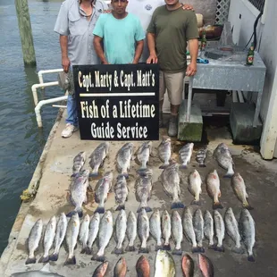 Great day of fishing at the big jetties of Port o Connor. With the help of the fish of a lifetime guide service of course!!  :)