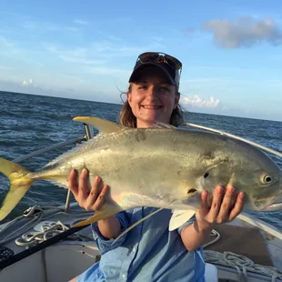 That's a big jack that she handled like a pro!!