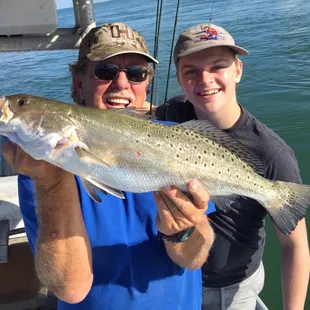 Big trout at the jetties!!